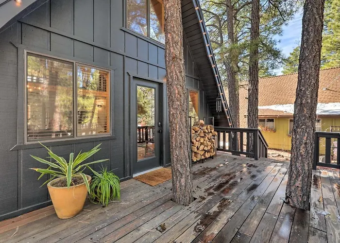 Holiday home Deck & Forest Views: A-frame Munds Park
