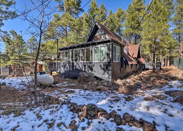 Holiday home Deck & Forest Views: A-frame Munds Park